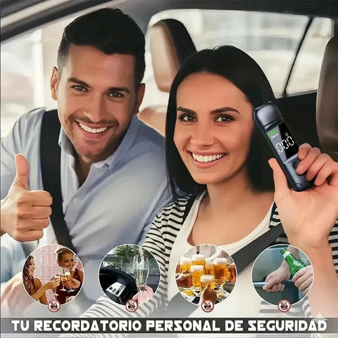 AlcoCheck™ Alcoholímetro Portátil de Alta Precisión