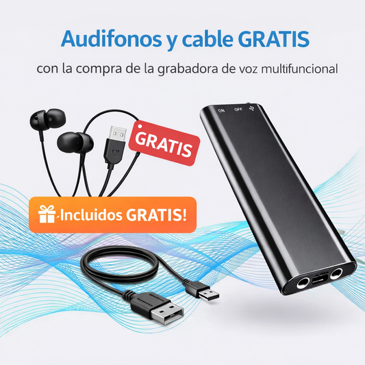 Audífonos y Cable para computadora ¡GRATIS!