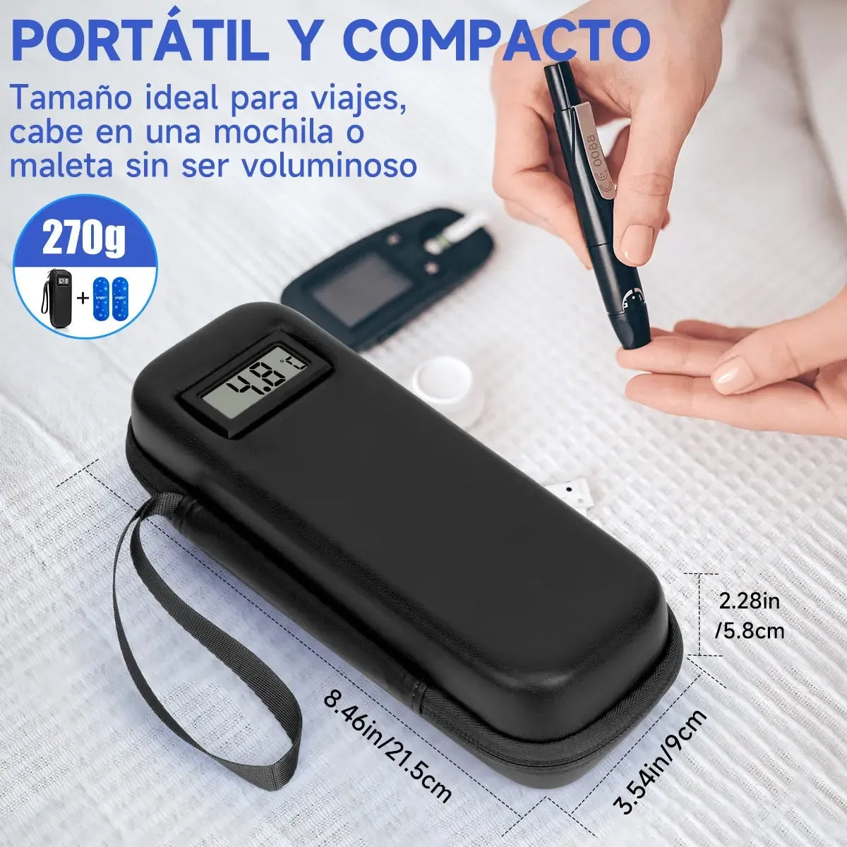 Guardian™ Estuche Seguro para Refrigerar Insulina