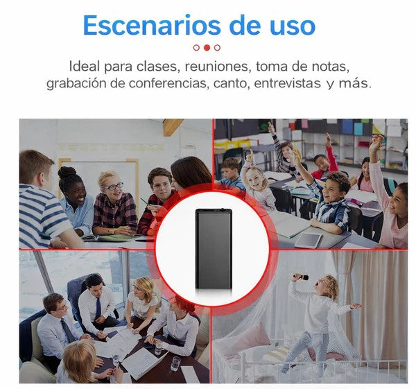 GhostVoice™  Mini grabadora de voz espía portátil