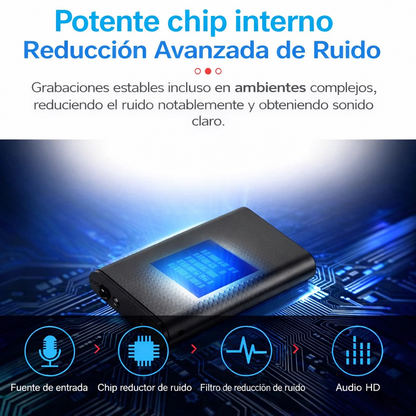GhostVoice™  Mini grabadora de voz espía portátil