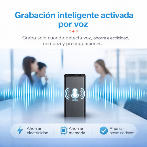 GhostVoice™  Mini grabadora de voz espía portátil