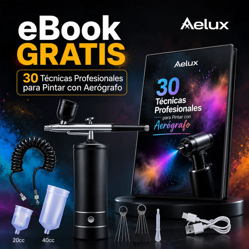 eBook Digital GRATIS: 30 Técnicas Profesionales para Pintar con Aerógrafo