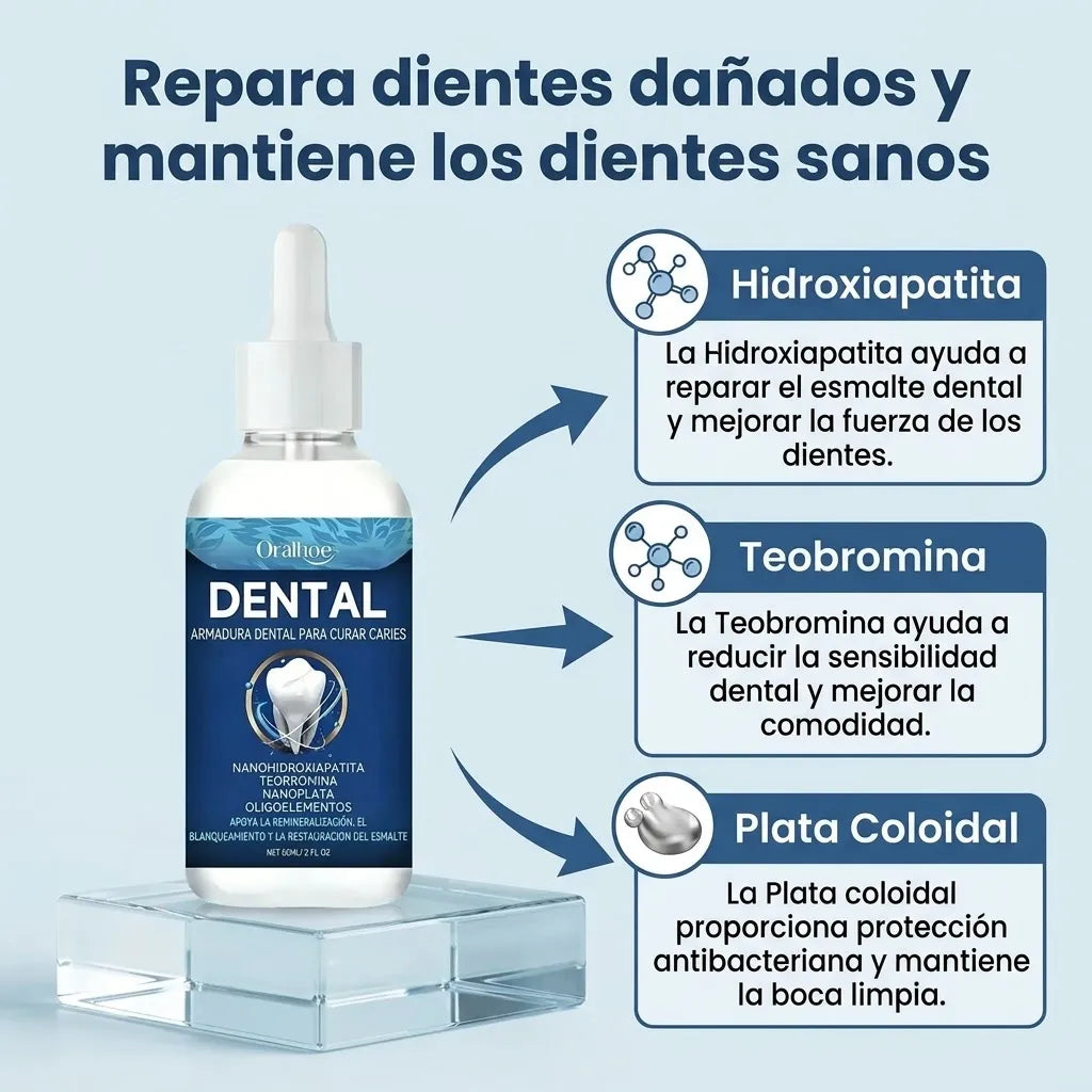 HydroDent™ Elimina la Placa Dental y Blanquea tus Dientes